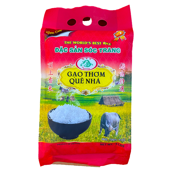 ST-25 Fragrant Rice - Gạo ST25 Đặc Sản Sóc Trăng - New Crop 2024 (8 x 5lbs)